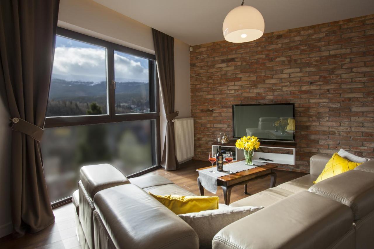 Apartament Panorama Gor - Centrum Miasta Z Widokiem Na Szrenice 斯克拉斯卡波伦巴 外观 照片